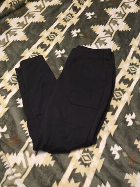 Black Carhartt Work Force Pants Re-inforced Knee